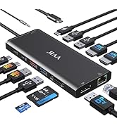 Docking Station Dual Monitor HDMI for Dell/Lenovo/HP Laptop Docking Station USB C Hub Multiport A...