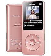 AGPTEK A02 MP3 Player with Bluetooth 5.3, 1.8 inch Screen Portable Music Player with Speaker, FM ...
