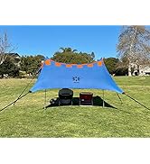 Neso Sidelines 1 Versatile Sports Sun Shelter, Patented Corners &amp; Poles, 100% Recycled Stakes, 4.5lb