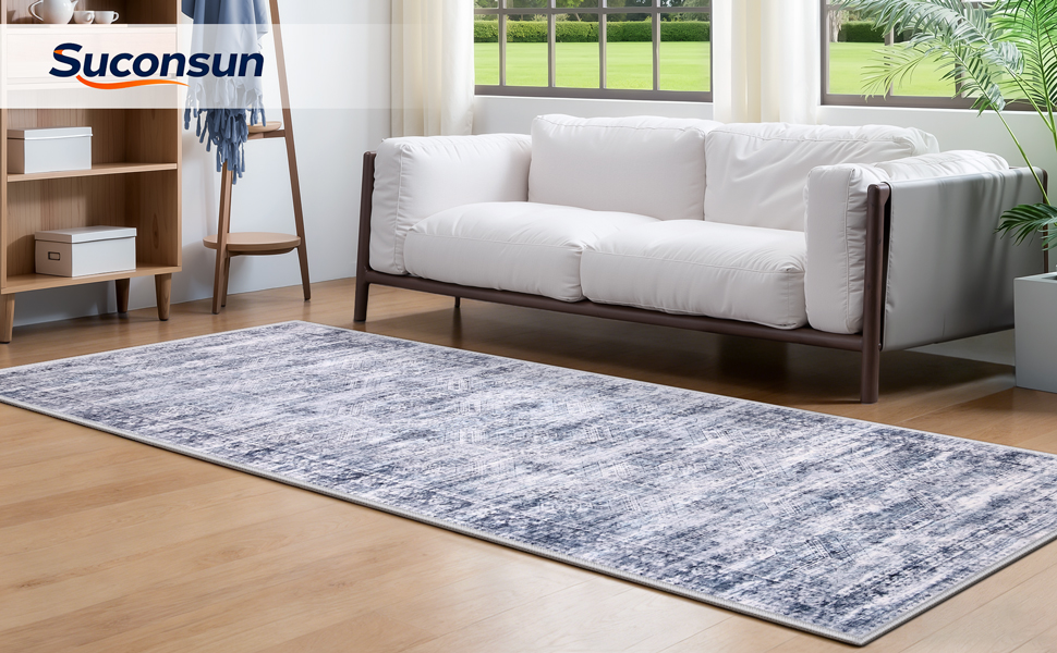 Grey Blue Area Rugs