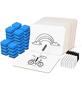 Dry Erase LapBoards, PANDRI 36 Pack Double Sided 12.5 x 9 Inch Dry Erase Boards with 36 Erasers a...