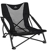 Cascade Mountain Tech Folding Camp Chair for Camping, Beach, Picnic, Barbqeues, Sporting Events w...