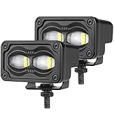 Auto Power Plus SAE LED Fog Light DOT Approved Driving Light Pods 3 Inch LED Pods Off Road Cube L...