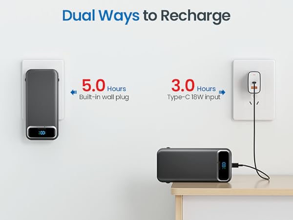 Dual Ways to Recharge