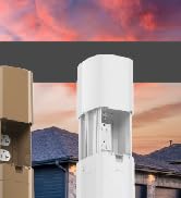 TayMac ParkPost Outdoor 1-Gang Gray Weatherproof in-use Power Post Enclosure PP55G, Outdoor Power...