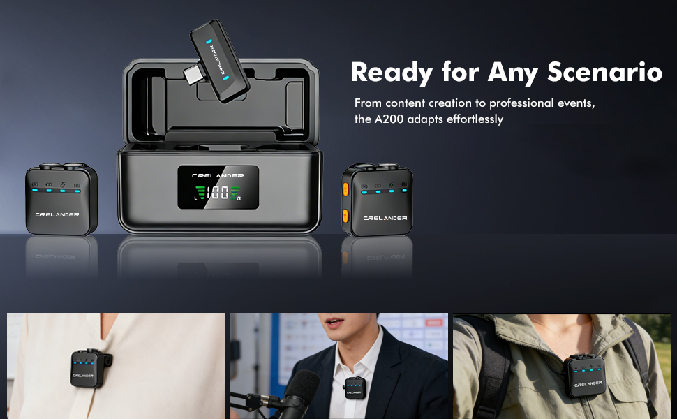 Mini Wireless Lavalier Microphone