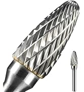 Sworker 1Pc 1/4 Carbide Burr Set 1/4" Shank Head Dia 1/2" Tree-Shape Die Grinder Bits Rotary Tool...