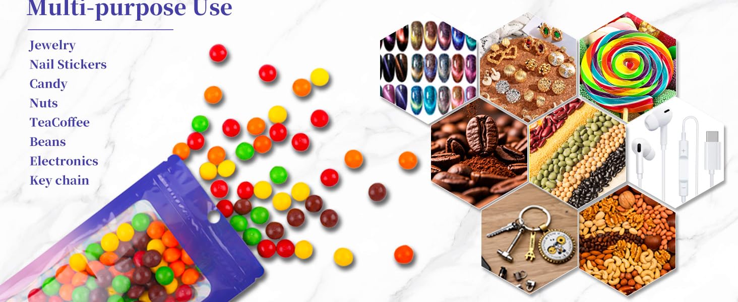 Holographic Mylar Bags for Food Storage