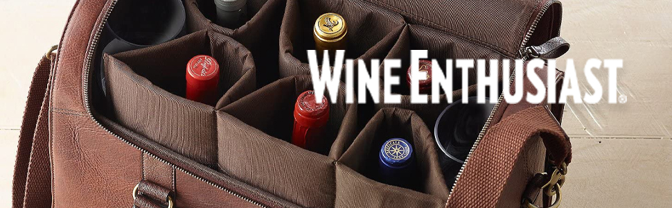 Waxed Canvas Weekend Wine Carrier