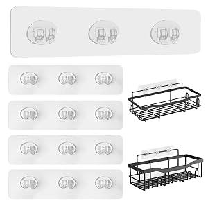 shower shelves adhesive
