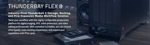 pcie expansion, tb3 dock, thunderbolt3 dock, thunderbolt storage, thunderbolt3 enclosure