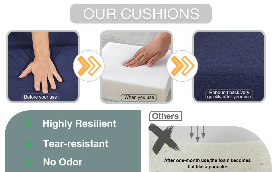 High Back Chair Cushion