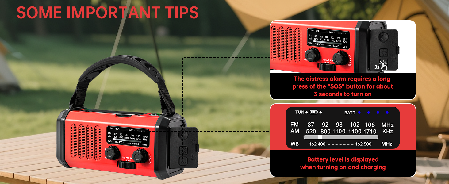 battery radio