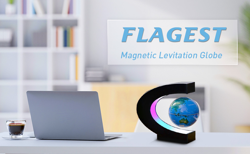 magnetic levitating globe Levitating C Shape Globe
