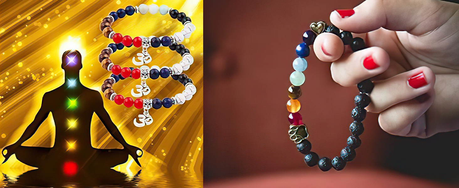 Natural Stone Healing Beads for Bracelets, Gemstone Beading &amp; Jewelry Necklace Making DIY Kit