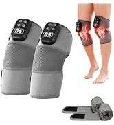 imgrose Electric Knee Massager with 5 Heat &amp; Vibration Levels, 3 in 1 Cordless Portable Knee Shou...