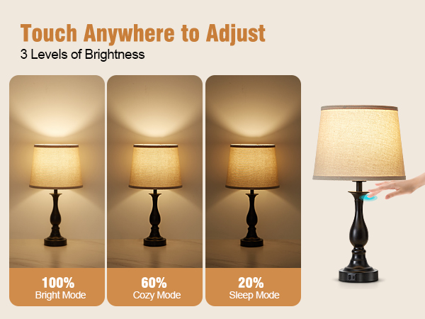 3 Levels of Brightness