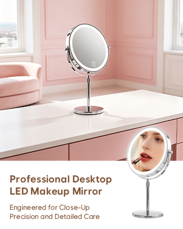 lighted makeup mirror