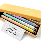 MESMOS 3pk 0.7mm Fine Tip Gel Ink Pen Set, Fancy Pen Set for Women, Inspirational Gifts for Women...
