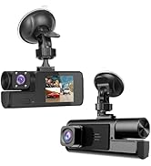 1080P Dual Dash Camera for Car Front and Inside Dashcam Car Security Video Recorder,170°Wide Angl...
