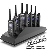 KETELESE T3G Heavy Duty Walkie Talkies, IP67 Waterproof Two Way Radio with Earpiece, Triple Proof...