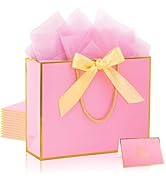 Addblu 6 Pack Large Gift Bags with Handles &amp; Tissue Papers, 12.6×10×4 Inches Thank You Gift Bags ...