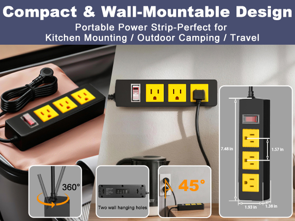 Outdoor Power Strip Weatherproof