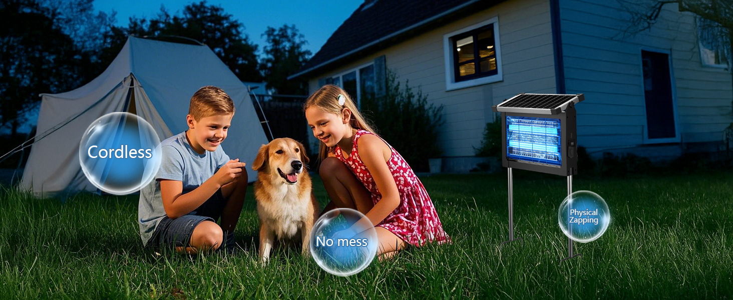 solar bug lights outdoor back yard backyard essentials insect killer mosquito