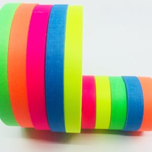 gaffer tape spike fluorescent gaffer power colors DIY no residue bright visible marking labeling
