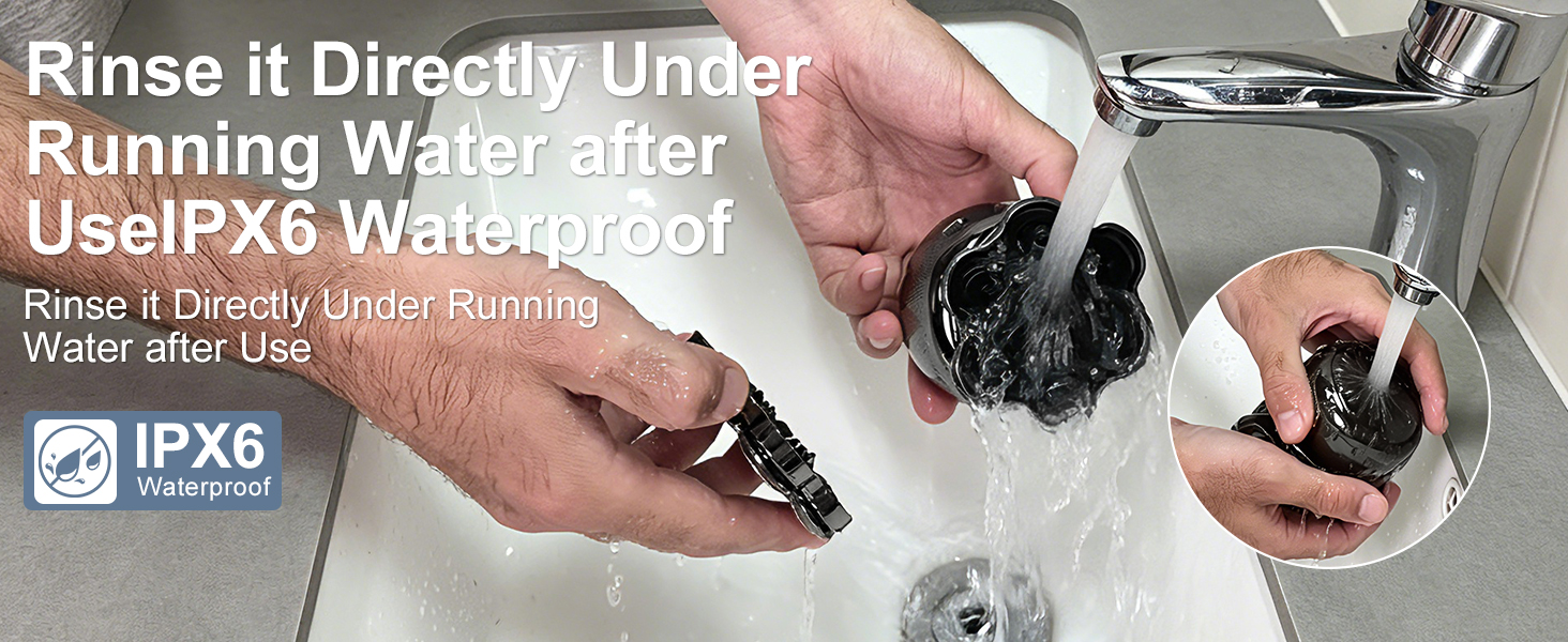 razors for men IPX6 Waterproof