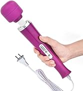 CHARMING 10 Speeds Wired Powerful Handheld Massager with Strong Vibrations, Personal Therapy Mass...