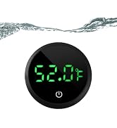 Aquarium Thermometer Digital Fish Tank Thermometer Led Display Fish Tank Temperature Gauge Accura...