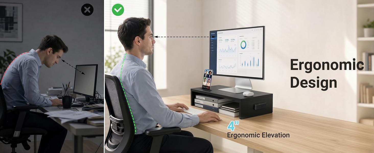 Monitor Stand Riser