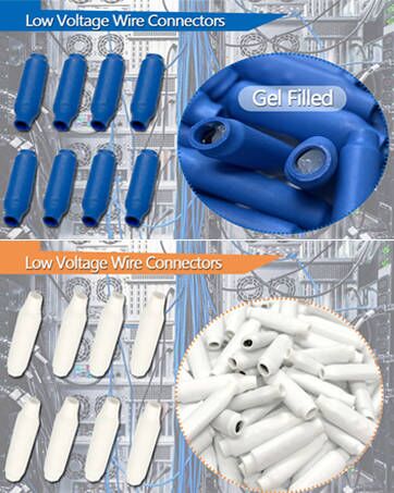 Wire B Connector Filled Wet B Wire Gel Telephone Alarm Wire Crimp Beanies