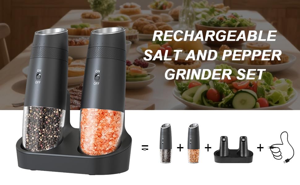 electric salt and pepper grinder