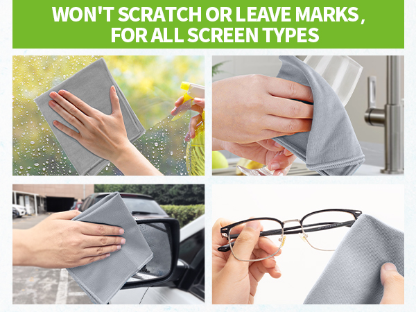 Glass Polishing Cloth Streak Free