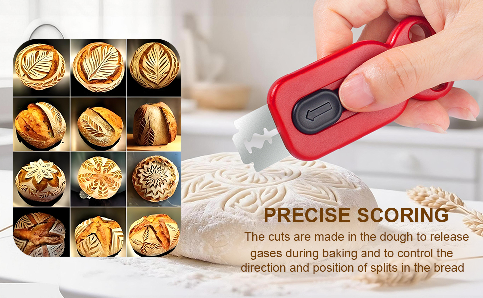 bread lame tool for professional sourdough scoring with precise cuts