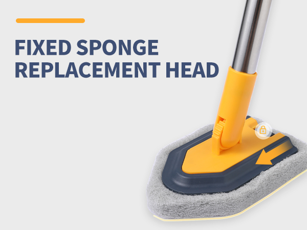 tub scrubber with long handle 