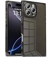 IAIYOXI Rectangle Case Compatible for iPhone 16 Pro Max, 6.9-inch, Full Camera Protection with TP...