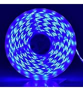iNextStation 12V LED Light Strip IP65 Waterproof Blue LED Strip Lights 16.4ft/5m Cuttable 300 SMD...