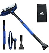 CARCAREZ 39" Ice Scraper and Extendable Car Snow Brush, Windshield Window Ice Snow Removal Snow B...
