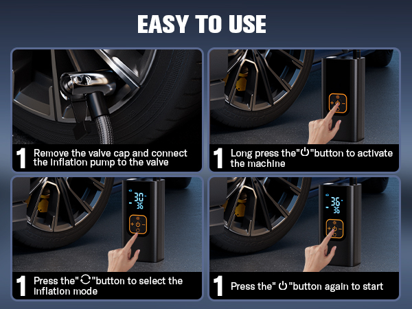 car tire pump portable