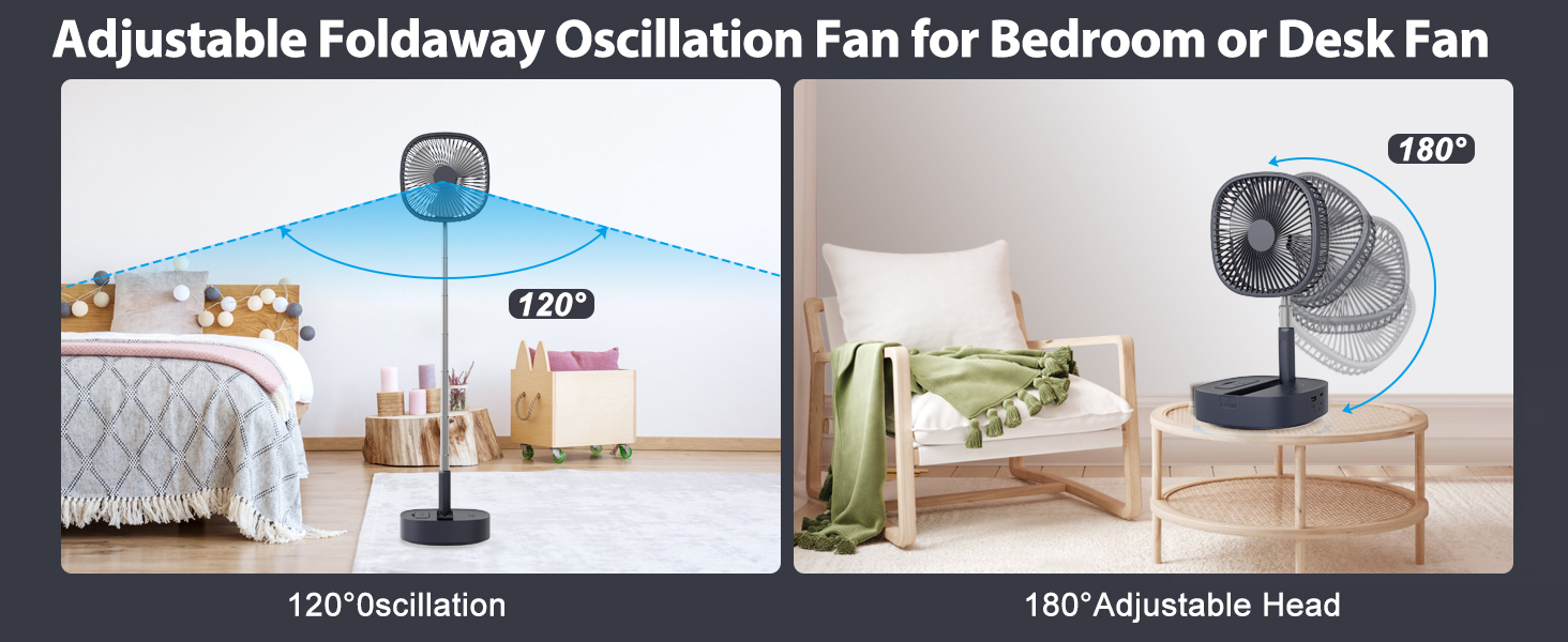 standing fan oscillating