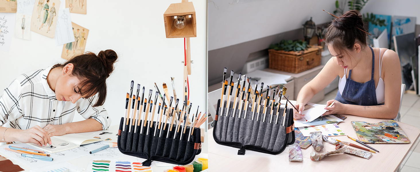 Paint Brush Holder &amp;amp; Organizer