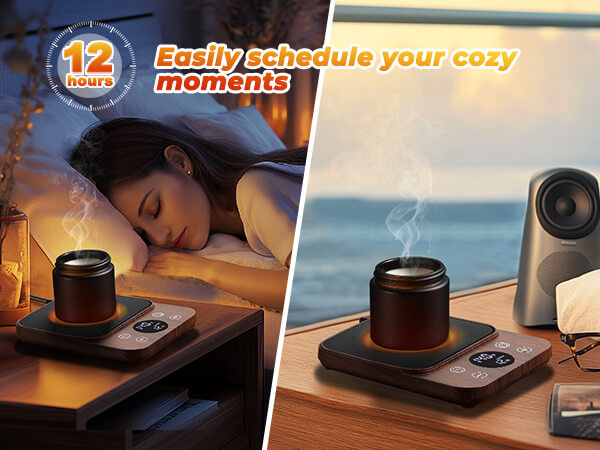 Easily schedule your cozy moments