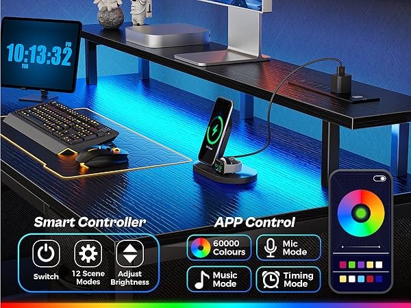 computer desk home office desk gaming desk