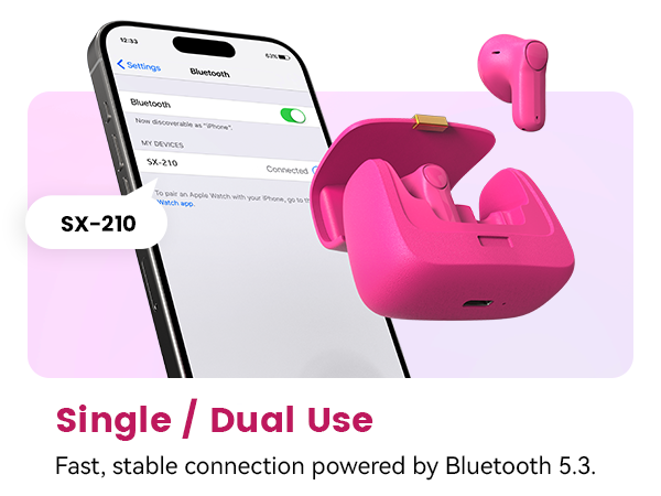 Bluetooth 5.3 wireless earbuds