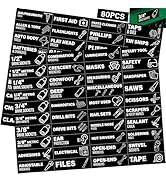 Tool Box Label Stickers for Efficient Organization – Toolbox Organization Stickers and Tool Chest...