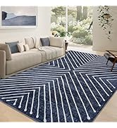ROYHOME Area Rug 9x12 Living Room Rug Non Slip Modern Bedroom Stain Resistant Dining Room Throw R...