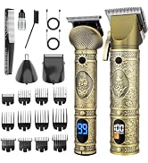 REHOYO Clippers and Trimmers Set, Beard Trimmer, Electric Razors Shaver for Men, Professional Hai...